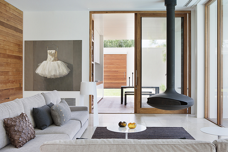 Timber doors at Rob Mills Architecture & Interiors' Kew Residence